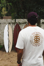 Camiseta Tide Born – Off White